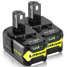 Bateria Ultraxxis 18V 8,0Ah Kit com 2 unidades Li-Ion para Ryobi Bateria Ultraxxis 18V 8,0Ah Kit com 2 unidades Li-Ion para Ryobi