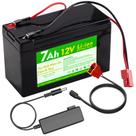Bateria UNIKARO 12V 7Ah Li-ion para Carrinhos Elétricos Infantis