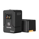 Bateria V-Mount ZGCINE V99 Pro 99Wh USB-C PD 100W Display Inteligente