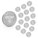 Bateria ViCep CR1620 3V de Lítio Moeda Pacote com 15 Unidades
