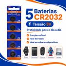Bateria Wadfow CR2032 3V Kit 5 Peças Bateria Wadfow CR2032 3V Kit 5 Peças