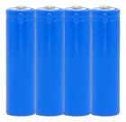 Baterias 14500 3,7v 3000mah Li-ion - Recarregável Para Lanternas E Radios 4 Unidades