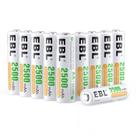 Baterias AA recarregáveis EBL 2500mAh 1,2 V (pacote com 10) Baterias AA recarregáveis EBL 2500mAh 1,2 V (pacote com 10)
