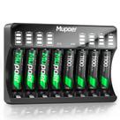 Baterias AAA recarregáveis e carregador, pacote com 8 pilhas 1100mAh