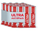 Baterias de lítio BEVIGOR AA 3500mAh 1,5 V, pacote com 16 unidades, não recarregáveis