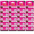 Baterias de relógio LiCB SR626SW 377 377A 376 AG4 1,55 V, pacote com 40
