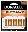 Baterias para aparelhos auditivos Duracell tamanho 312 marrons 16/pacote