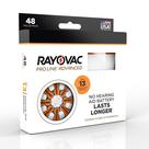 Baterias para aparelhos auditivos Rayovac Proline Advanced Size 13 x48