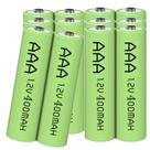 Baterias Recarregáveis Betmaxful AAA 1,2V 400mAh (pacote com 12)