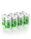 Baterias recarregáveis EBL C 5000mAh Ni-MH (pacote com 8)