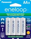 Baterias Recarregáveis Eneloop Panasonic BK-3MCCA8BA AA x8