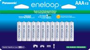 Baterias Recarregáveis Eneloop Panasonic BK-4MCCA12FA AAA