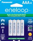 Baterias Recarregáveis Eneloop Panasonic BK-4MCCA4BA AAA