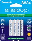Baterias Recarregáveis Eneloop Panasonic BK-4MCCA6BA AAA x6