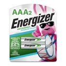 Baterias recarregáveis Energizer Power Plus AAA 800mAh, pacote com 2
