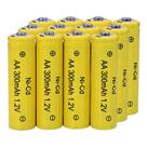 Baterias recarregáveis FULIN AA 1,2V 300mAh Ni-Cd 12 pacotes