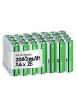 Baterias recarregáveis Granicell AA 2800mAh 1,2 V (pacote com 28)
