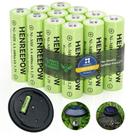 Baterias Recarregáveis Henreepow Ni-MH AA 600mAh 1,2 V (pacote com 12)
