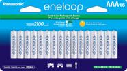 Baterias recarregáveis Panasonic eneloop AAA 2100 Cycle 16 Pack