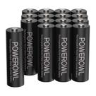 Baterias recarregáveis POWEROWL AA 2800mAh 1,2 V (pacote com 16)