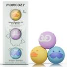 Bath Bombs Momcozy, óleo essencial natural e orgânico para crianças, 3 unidades Bath Bombs Momcozy, óleo essencial natural e orgânico para crianças, 3 unidades
