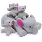 Bath Toys Yomwet Floating Bathtub Elephant, conjunto de 4 peças