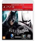 Batman Arkham Asylum E Arkham City - Mídia Física Ps3 - Excelente