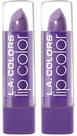 Batom L.A. COLORS Grape Crush Hidratante 2 Unidades Batom L.A. COLORS Grape Crush Hidratante 2 Unidades