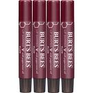 Batom Lip Tint Burt's Bees Shimmer Plum - Pacote com 4