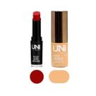Batom Ultra Matte Cor Vibrante Corretivo Liquido Facial Matte Hidratante 24 horas UNImakeup Batom Ultra Matte Cor Vibrante Corretivo Liquido Facial Matte Hidratante 24 horas UNImakeup
