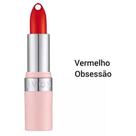 Batom Vermelho Obsessão Hydramatic Hidratação Intensa, Cor Vibrante e Conforto Duradouro