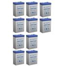 Battery Power Sonic 6V 4.5AH para Dual-Lite 12-295, pacote com 10