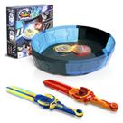 Battling Tops Burst Toy Infinity Nado Stadium com acessórios