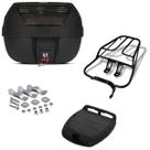 Baú 28 litros pro tork + bagageiro titan 150 2004/08