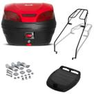 Bau 30 Litros Pro Tork Smartbox 3 + Bagageiro Suzuki Yes Vermelho