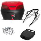 Bau 30 Litros Pro Tork Smartbox 3 + Bagageiro Xlr 125 Cc Vermelho