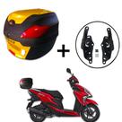 Baú 41 litros Awa Pross com bagageiro para Honda Elite 125 todos os anos completo