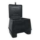 Baú 90 Litros Motofrete Motoboy Carga Entrega Liso Preto Mn3 - NAKABOX/MN3