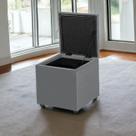 Baú Banqueta Organizador Porta Brinquedo Assento Decorativo