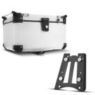 Baú+base de fixação top case 48 litros super adventure yamaha ténéré 660 2012/16
