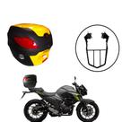 Baú Bauleto 41 Litros Awa Pross + Bagageiro Fz25 18 - 23