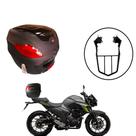 Baú Bauleto 41 Litros Awa Pross + Bagageiro Fz25 18 - 23