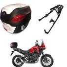 Baú Bauleto 41l com Suporte Baú Superior Nx 500 2026