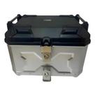 Bau bauleto 45 litros top box (prata) (plastico) (lm race / g3548-2pta) galpão