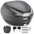 Baú Bauleto Givi 33 Litros B330 Fumê com Base Monolock