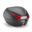 Baú Bauleto Givi 33 Litros B330n Vermelho Com Base Monolock