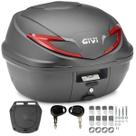 Baú Bauleto Givi 39 Litros B360n2 Vermelho com Base Monolock