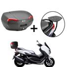 Baú Bauleto Givi E46nbr - Riviera 46l + Suporte baú superior nmax 21+ Baú Bauleto Givi E46nbr - Riviera 46l + Suporte baú superior nmax 21+