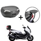 Baú Bauleto Givi E46ntbr - Riviera 46l + Suporte Baú superior Nmax 21+ Baú Bauleto Givi E46ntbr - Riviera 46l + Suporte Baú superior Nmax 21+