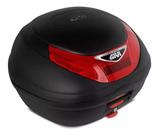Bau Bauleto Givi Monolock Flow 35 Litros Vermelho Universal